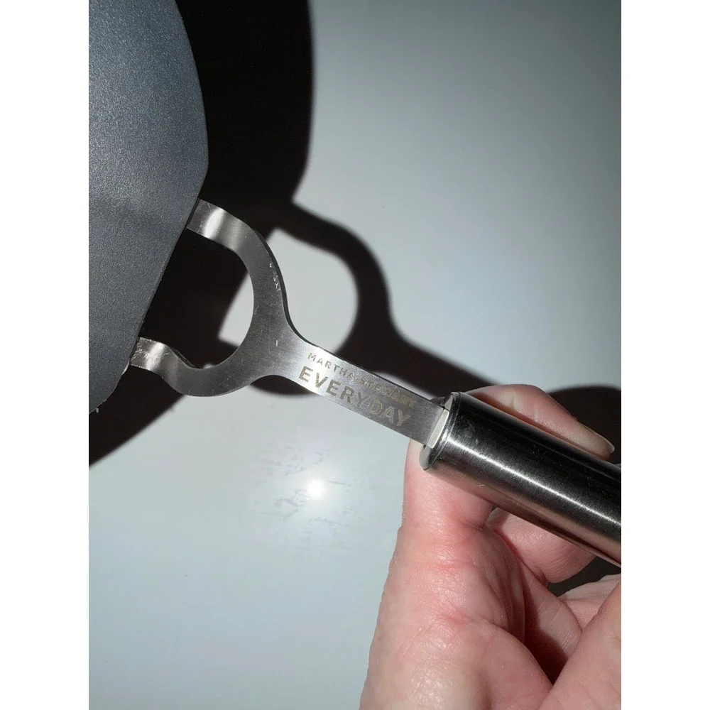 Martha Stewart Everyday Wide Slotted Turner Spatula Stainless Steel Nylon Head